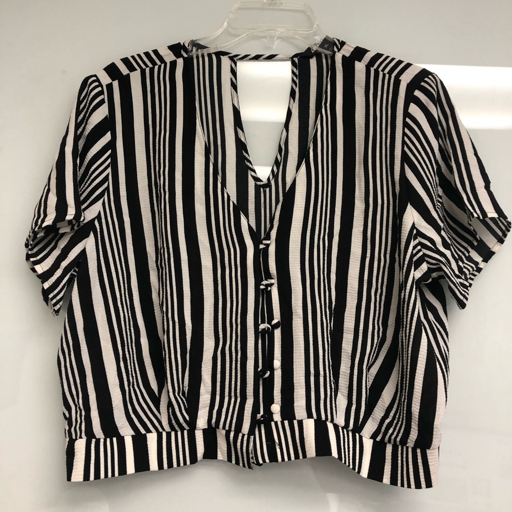 Project Runway womens Button Down Blouse